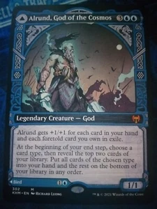 Alrund, Gott des Kosmos Kaldheim Near Mint Showcase Art Mythic 302M - Bild 1 von 3