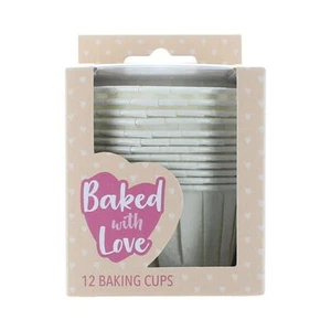 Ivory Baking Cups - 50 X 40mm - 2 Pack Sizes - Picture 1 of 1