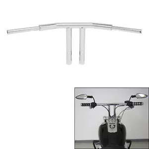 1.5" Fat T-Bar 12" Rise Handlebar Fit For Harley Softail Deluxe Street Bob 18-UP - Foto 1 di 9