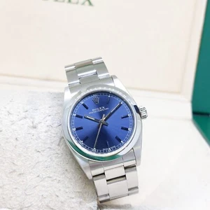 Rolex 31mm Blue Sticks Oyster Perpetual REF: 77080 (A) - Picture 1 of 4