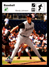 2005 Leaf Sportscasters 35 White Running-Bat Randy Johnson /35 #37 Diamondbacks
