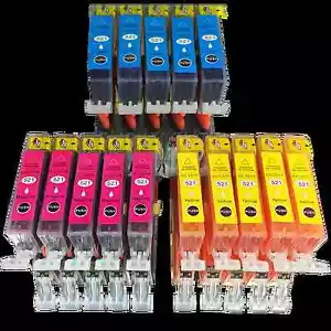15 Tinte für Canon PIXMA Drucker IP3600 IP4600 IP4700 MP550 MP560 MP 640 540 620 - Bild 1 von 1