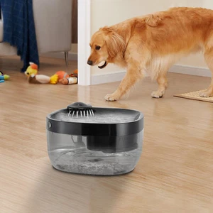Fuente de agua moderna para gatos fuente de agua para mascotas fuente de agua para gatos CYD003 negra - Imagen 1 de 24