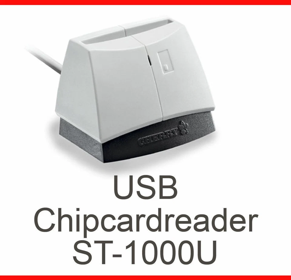CHERRY ST 1000U USB HBCI XP VISTA CARDMAN 2020 CHIPCARDREADER HBCI HOME-BANKING - Bild 1 von 1