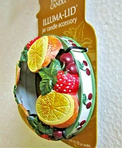 Yankee Candle 2007"STRAWBERRIES ORANGES CHERRIES" Fruit ILLUMA LID~22oz~RARE~NEW - Picture 1 of 5
