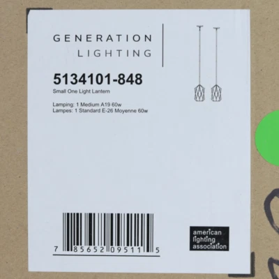Visual Comfort Generation Zarra Small Pendant in Satin Brass 5134101-848, Sealed - Image 1 of 2