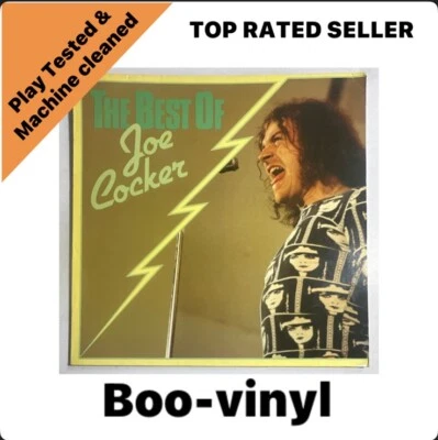 Joe Cocker - The Best Of Joe Cocker Lp Vinyl Record EX / EX  - Image 1 of 4