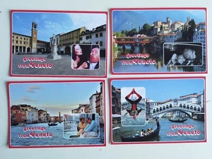 VENETO FILM COMMISSION 3 CARTOLINE CON IMMAGINE CINEMA ROVIGO, BASSANO, VENEZIA - Foto 1 di 2
