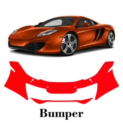 Película de protección de pintura PPF precortada para parachoques delantero para Mclaren MP4-12C 2012-2014 Foto 1 de 4
