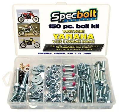 Kit de pernos a juego de fábrica Yamaha 150 piezas YZ IT 125 175 200 250 360 400 425 465 490 Foto 1 de 4