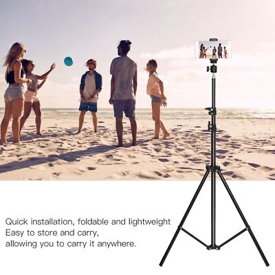 200Cm Extendable 360 ° Rotation Digital Camera Tripod With Adjustable Phon AUU - Image 1 of 4