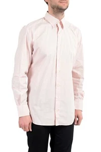 Dolce&Gabbana "Tailored Fit" Men's Pink Long Sleeve Dress Shirt US 16 IT 41 - Picture 1 of 6