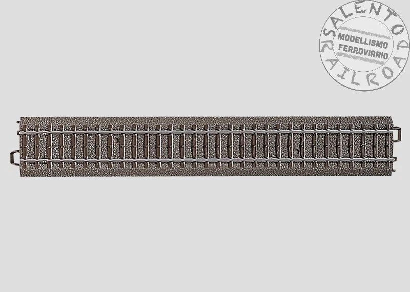 Marklin C 24236 binario dritto con massicciata lunghezza 236,1 mm - sistema AC - Immagine 1 di 1