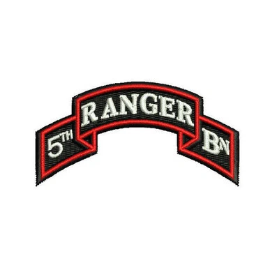 美国第 5 游骑兵营 BN 滚动可选 Ranger Tab 刺绣 Polo 衫 — 第 1/4 张图片