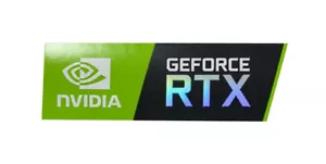 1 pcs Nvidia GeForce RTX Sticker Case Badge Label Logo 46mm x 15mm  - Picture 1 of 1