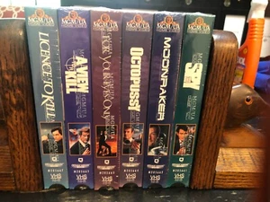 James Bond VHS 6 unopened - Picture 1 of 5