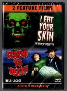I EAT YOUR SKIN - SCARED TO DEATH DVD 2 Classic Horror Films - Picture 1 of 3