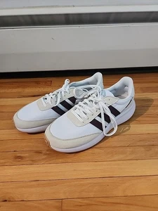 Adidas Run 70's Men's Trainers Casual Retro Classic Fashion Sneakers White 9.5 - Picture 1 of 6