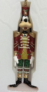 DISNEY BAUBLEBAR Goofy Nutcracker Bag Charm Keychain NIB Holiday Faux Pearls - Picture 1 of 3