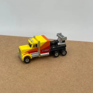 Micro Machines Hot wheels planet micro Semi Truck Lorry Kenworth Yellow 1997 #: - Picture 1 of 3