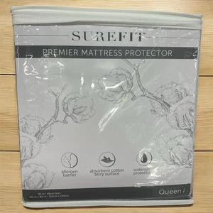 Surefit Premier Mattress Protector Queen 60"x80" Allergen Barrier/Waterproof NEW - Picture 1 of 7