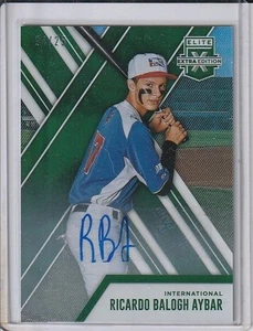 Ricardo Balogh Aybar 2017 Elite Extra Edition Autographs Emerald #158 (24/25) - Picture 1 of 2
