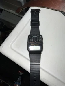 Montre parlante vintage Radio Shack LCD 63-5042A fonctionne pour collection ! Besoin de batterie - Photo 1/7