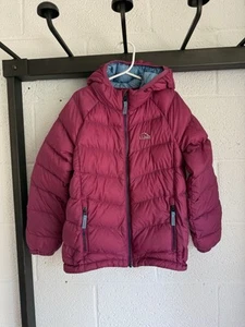 LL Bean Ultralight 650 Goose Down Puffer Jacket Unisex 6-7 Magenta Pink Purple - Picture 1 of 14