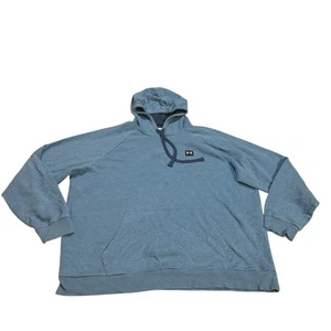 Under Armour Hoodie Mens XXL Blue Pullover Long Sleeve Athletic Sweatshirt - Picture 1 of 9
