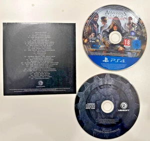 Assassin's Creed Syndicate PS4 Game Disc With Soundtrack Disc UK PAL - Picture 1 of 3