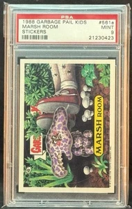 1988 GARBAGE PAIL KIDS SERIES 14 #561A MARSH ROOM PSA 9 MINT - Picture 1 of 2