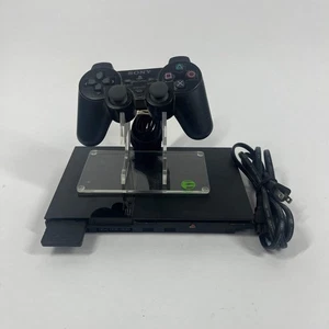Sony PlayStation 2 Slim PS2 SERIE SIN VISIBLE + Mando Original + Pow Original - Imagen 1 de 10