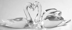 Baccarat Baccarat Crystal Figurines Loving Swans - Nb860, No Box 8941764 - Bild 1 von 1