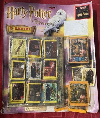 Confezione HARRY POTTER E LA PIETRA FILOSOFALE ALBUM FIGURINE + Set Completo - Immagine 1 di 4