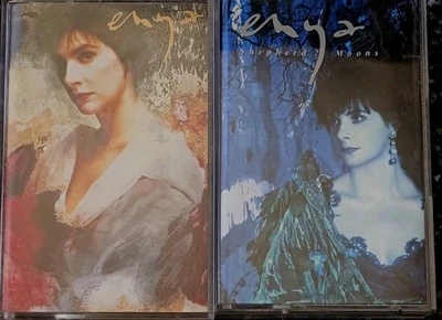 Enya Watermark Cassette+ Shepherd Moons Bundle Of 2 Music Cassettes WEA Label  - Image 1 of 3