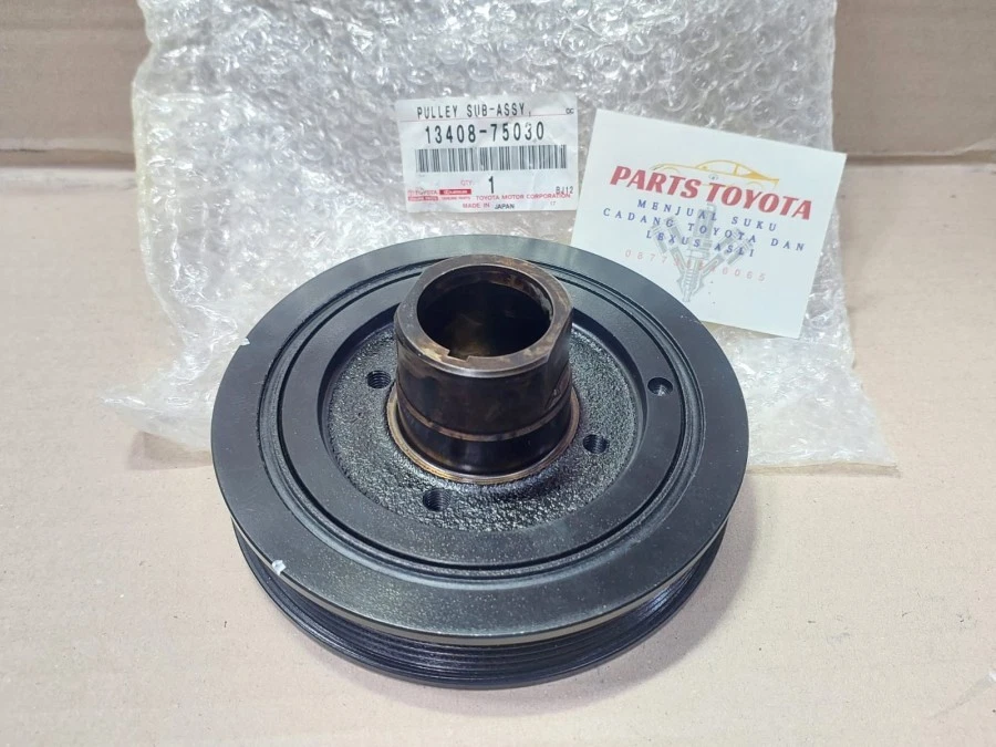 Polea de cigüeñal original Japón OEM 13408-75030 para Toyota Tacoma 1994-2004 Foto 1 de 1