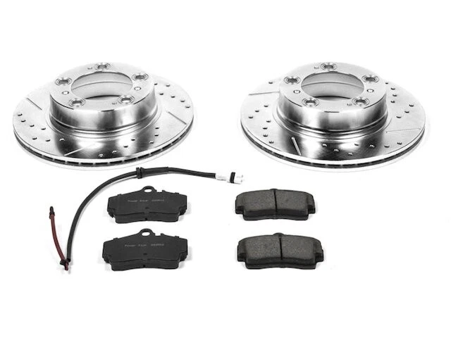 Kit de pastillas de freno trasero y rotor para 97-04 Porsche Boxster 2,7 L H6 VQ49P2 Foto 1 de 1