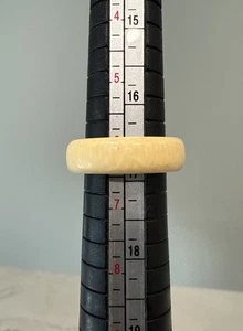 Vintage Muschel Mode Ring Größe 6,5 - Bild 1 von 5