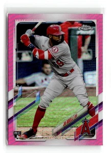2021 Topps Chrome - Jo Adell #142 Pink Refractor (RC) - Picture 1 of 2