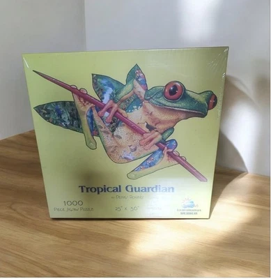 NEW 1000 pc Jigsaw Puzzle TROPICAL GUARDIAN by Dennis Rogers  Sunsout Inc 90184 - Image 1 of 4