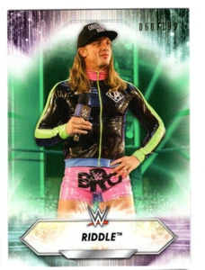 RIDDLE 2021 TOPPS WWE LIGHT GREEN PARALLEL /199 - Picture 1 of 1