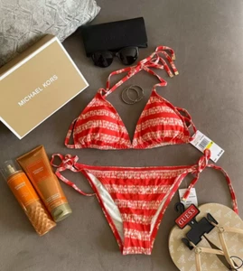 NWT Glamourous Michael Kors Women's Sangria Two Piece Bikini Set Size Small. - Picture 1 of 5