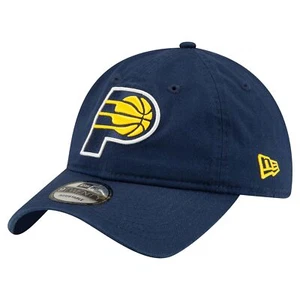 Men's New Era Navy Indiana Pacers Team 2.0 9TWENTY Adjustable Hat - Picture 1 of 5