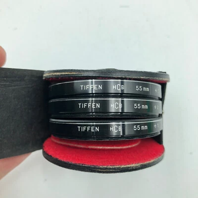 TIFFEN HCE 55mm Close Up Lens Set for  +1 +2 +3 In Carrying Case ~ Japan - Image 1 of 4