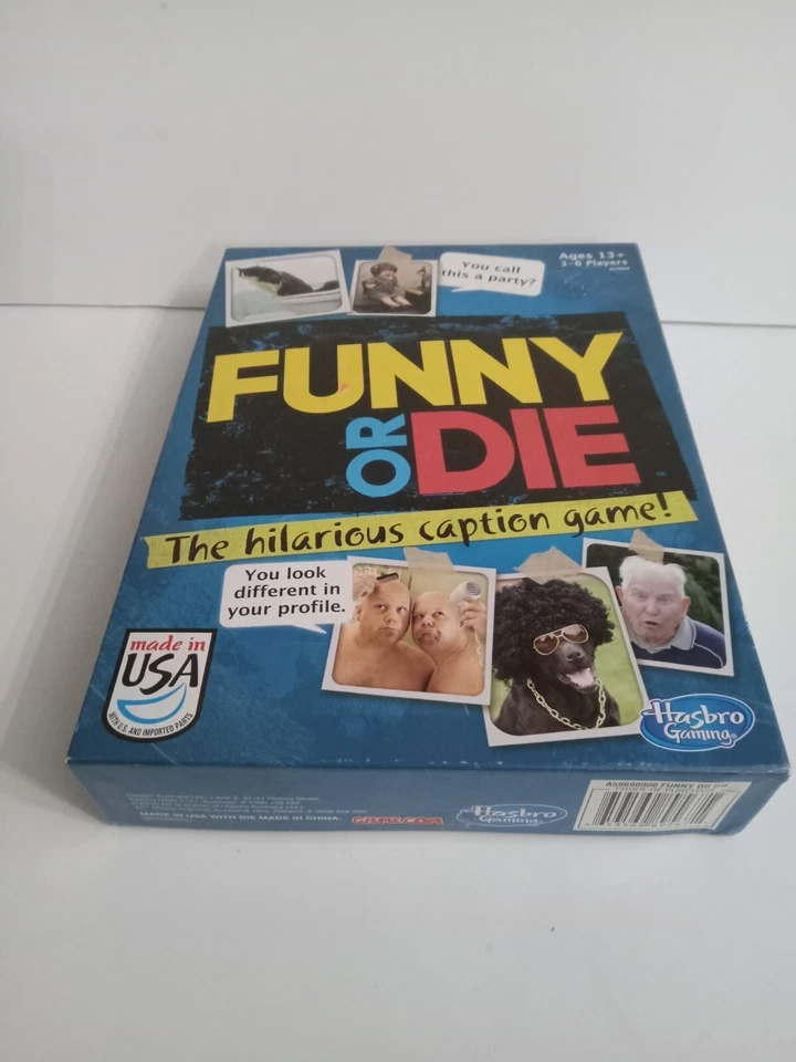 Hasbro Funny Or Die The Hilarious Caption Game Age 13+ 3-6 Players 100% Complete - Image 1 of 4