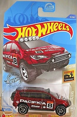 Hot Wheels #51 Baja Blazers 2020 2/10 Chrysler Pacifica rojo oscuro con cromo Baja5 Foto 1 de 4