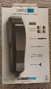 Conair Uomo: Kit Tagliacapelli Casa Taglio Semplice, 10 Pezzi - Foto 1 di 4