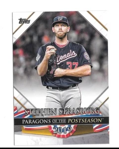 2022 Topps Update STEPHEN STRASBURGH Paragons of the Postseason NATIONALS PP-22 - Imagen 1 de 1