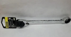 NEW! STANLEY 16mm x 18mm Box End Reversible Ratcheting Wrench 91-598 NOS - Picture 1 of 4