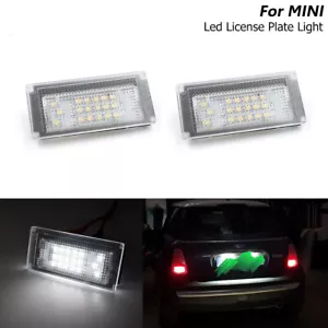 For MINI Cooper S MK1 R50 R52 R53 White LED License Plate Lights OEM 51247114535 - Bild 1 von 11